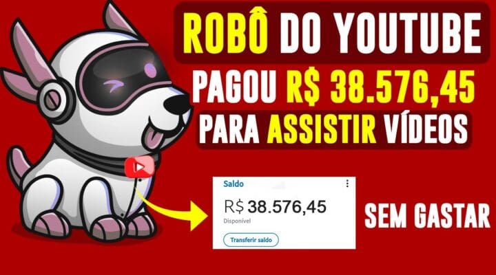 GANHEI R$ 38.576,45 [COMPROVADO] com ROBÔ do YOUTUBE | Ganhar Dinheiro Assistindo Vídeos no YouTube