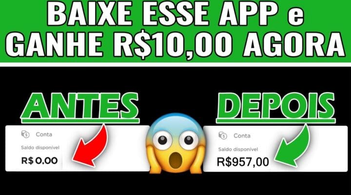 Baixe esse Aplicativo e Ganhe R$10 Grátis SEM FAZER NADA [Provado] Como Ganhar Dinheiro na Internet