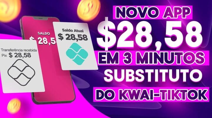 Ganhe $ 28,58 em 3 MINUTOS (SUBSTITUTO do KWAI-TIKTOK) Dinheiro assistindo vídeos [LuchyTok]