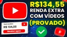 Renda Extra com VÍDEOS RECEBI R$ 134,55 PROVADO (ROBO de RENDA EXTRA) Ganhe dinheiro online