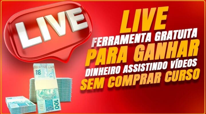 [🔴LIVE] Ferramenta GRATUITA para Ganhar Dinheiro Assistindo Vídeos (SEM COMPRAR CURSO)