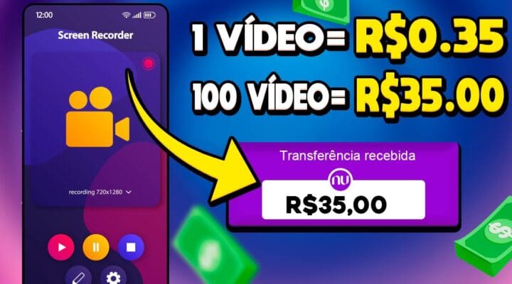 🚨Ganhe R$ 0,35 por cada VÍDEO – APP paga de Verdade [PROVA de PAGAMENTO] Dinheiro na internet