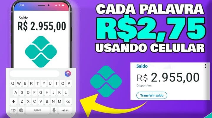 🆘Ganhe R$ 2.955 mil usando o teclado do celular – Como ganhar dinheiro na internet