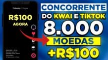 ❌(CONCORRENTE do KWAI e TIKTOK) 8.000 moedas na hora + Ganhe R$100 assistindo vídeos no celular