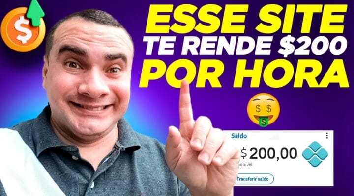 Esse SITE pode te Render $200 na HORA ( Funciona de Verdade) Como ganhar dinheiro na internet