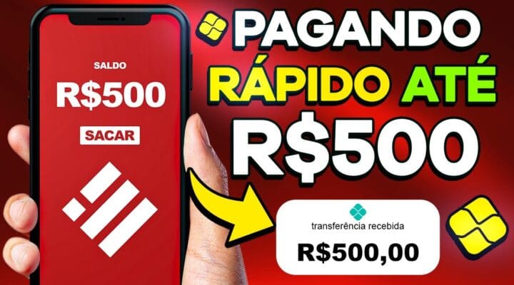 Aplicativo Pagando até R$500 GRATIS [RECEBA EM 3 SEGUNDOS]  APP RÁPIDO DE GANHAR DINHEIRO 2022-2023