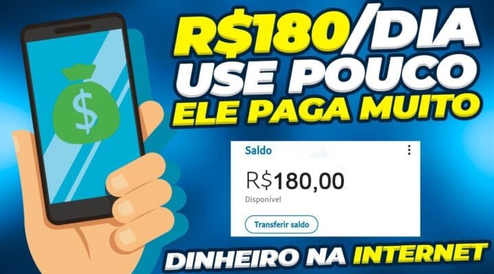 [URGENTE] Aplicativo Pagando até $180/dia USE POUCO ELE PAGA MUITO dinheiro na internet