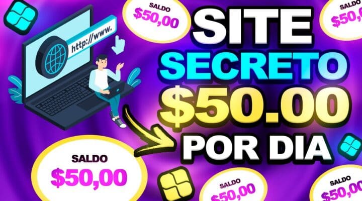 🤑SITE SECRETO PAGANDO! Ganhe de VERDADE todo dia (GRÁTIS) Como ganhar dinheiro na internet