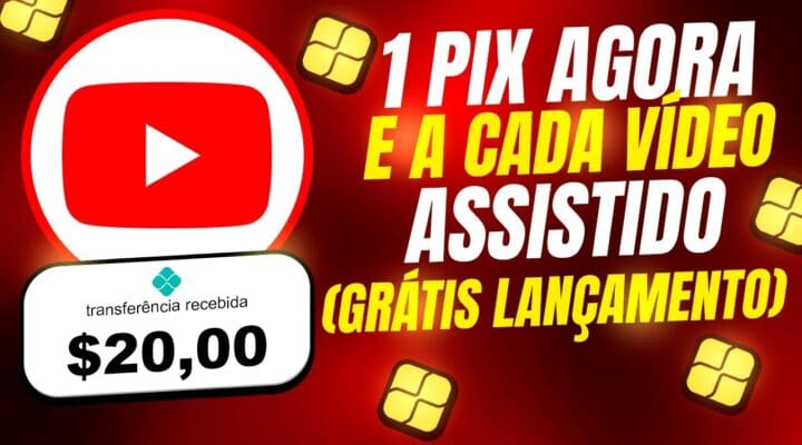 1 PIX $5.00 agora e A CADA VÍDEO ASSISTIDO (GRÁTIS LANÇAMENTO) Ganhar dinheiro assistindo vídeo 2023