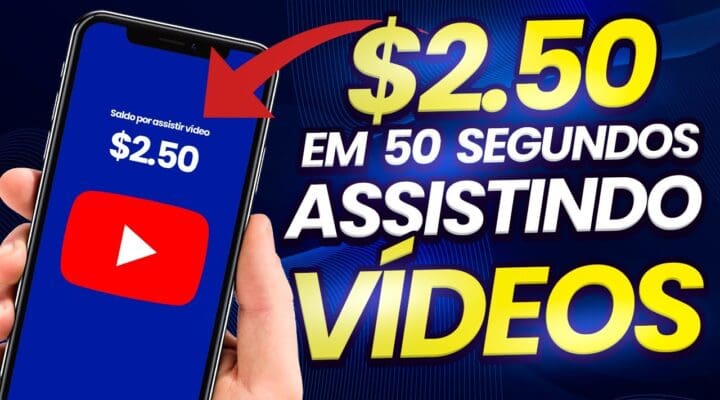 Ganhe $2.50 a Cada 50 Segundos Assistindo a Vídeos do YouTube! | Ganhe dinheiro na internet 2023