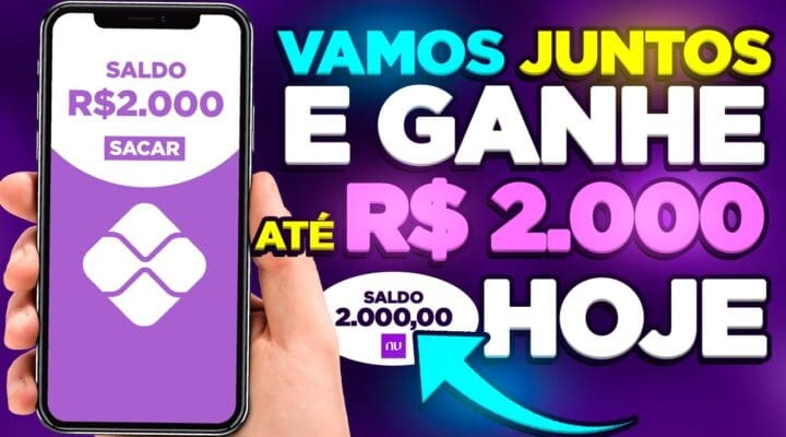 VAMOS JUNTOS e GANHE até R$ 2.000  MIL – Site pagando GERAL | Como ganhar dinheiro na internet