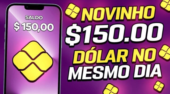 Aplicativo Pagou $150.00 DÓLAR no MESMO DIA [NOVINHO] Ganhe dinheiro na internet