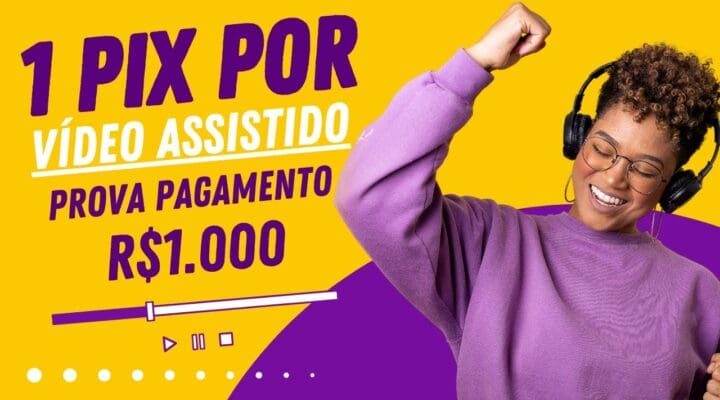 GANHE 1 PIX por cada VÍDEO📺 ASSISTIDO TODOS 🤑PROVA R$1 000 Como ganhar dinheiro na internet