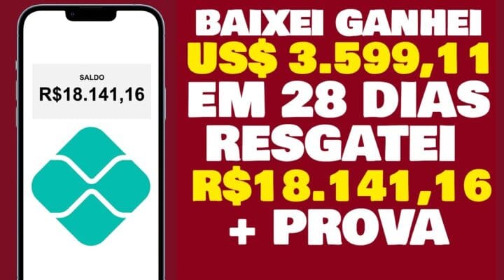 [BAIXEI GANHEI US$ 3.599,11] em 28 DIAS Resgatei R$18.141,16 [+PROVA] Ganhar Dinheiro na internet