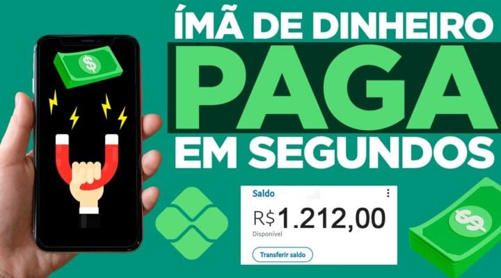 Aplicativo imã de DINHEIRO R$ 13,99 por SEGUNDOS (PAGA TODO DIA) Ganhar dinheiro online