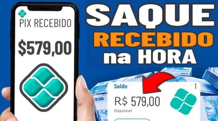 [SAQUEI $579 RÁPIDO] em 11 Min Usando esse Aplicativo (PROVADO) Ganhar Dinheiro na Internet