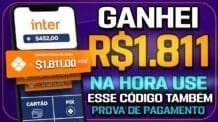 Aplicativo me PAGOU $1.811 IMEDIATAMENTE [USE  esse CÓDIGO de GRAÇA] (PROVADO) Ganhe dinheiro online