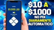 🏎️CORRE! NOVA PLATAFORMA PAGA $10 a $1.000 no PIX DIARIAMENTE AUTOMÁTICO Como Ganhar dinheiro online