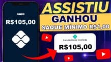 A CADA VÍDEO ASSISTIDO GANHE 1 PIX (SAQUE MÍNIMO R$1,00) App de Ganhar Dinheiro Assistindo Vídeo