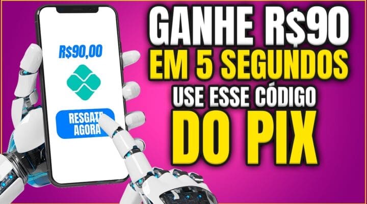 [Ganhe R$90 em 5 segundos] SAQUE TODO DIA nesse CÓDIGO de PIX Como Ganhar Dinheiro na Internet