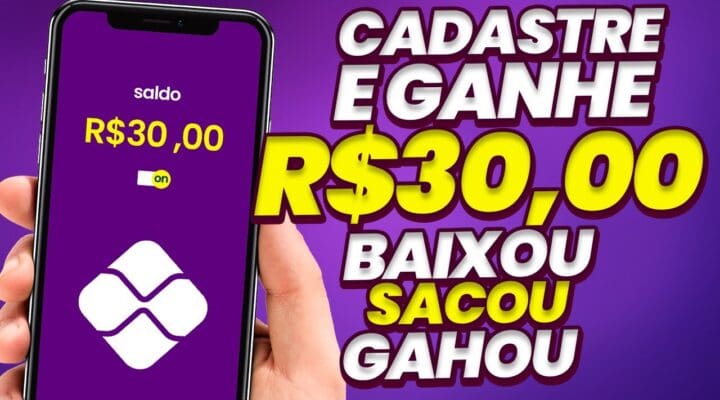 NOVO Aplicativo Pagando R$30 no CADASTRO GRÁTIS e PODE SACAR NA HORA VIA PIX Ganhe dinheiro online