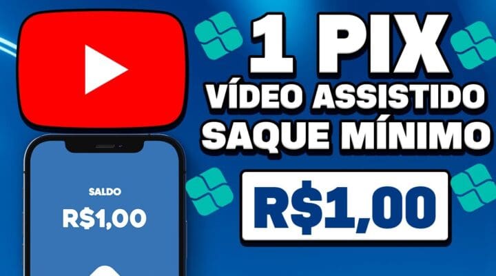 A CADA VÍDEO ASSISTIDO GANHE 1 PIX (SAQUE MÍNIMO R$1,00) App de Ganhar Dinheiro Assistindo Vídeo