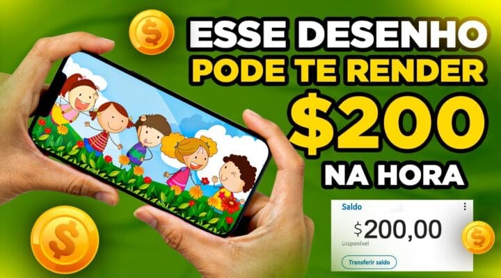 Esse DESENHO pode te Render $200 na HORA ( Funciona de Verdade) Como ganhar dinheiro na internet