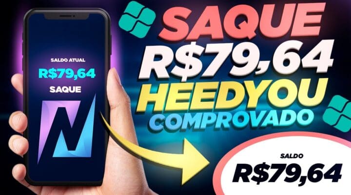 HEEDYOU SAQUEI R$ 79,64 RÁPIDO (Assistindo Vídeo, Clicando, Anúncio e Pesquisa) Dinheiro Online