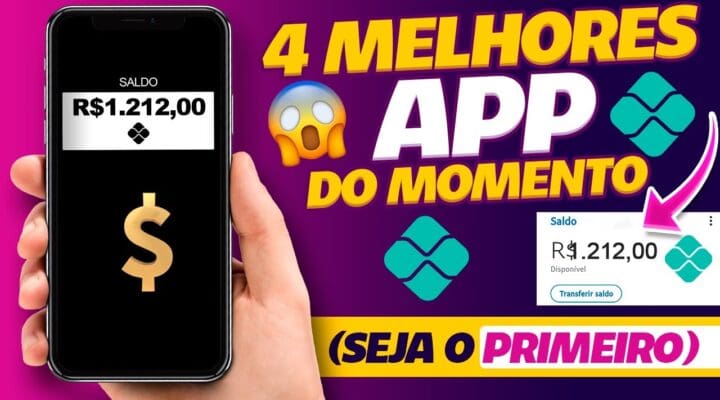 4 Melhores APP de Ganhar Dinheiro de Verdade (GRÁTIS) Sem investir – Ganhar dinheiro na Internet