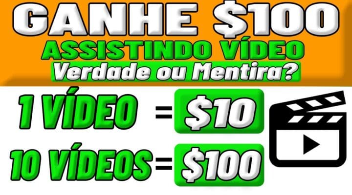 Ganhar Dinheiro Assistindo a Vídeos do YouTube [MENTIRA ou VERDADE?] $100 Por Hora