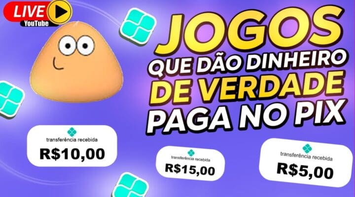 Jogos Para Ganhar Dinheiro no celular [JOGOS QUE PAGAM] Como ganhar dinheiro na internet (🔴LIVE)