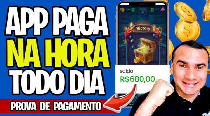 PIX EM 5 SEGUNDOS APP de JOGO para GANHAR DINHEIRO de VERDADE PAGANDO NA HORA Ganhe Dinheiro