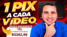 🚨PROVA de PAGAMENTO PIX R$262 CLICANDO e  ASSISTINDO VÍDEO 📺 Como ganhar dinheiro na internet🤑