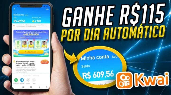 Como Burlar o KWAI Ganhar Dinheiro Com Kwai R$115 Por dia (mais Rápido e Automático)