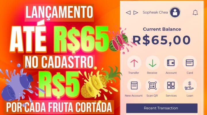 LANÇOU JOGOS QUE REALMENTE PAGAM VIA PIX PAGA ATÉ R$65 no CADASTRO + R$5 Por Cada Fruta Cortada🍎