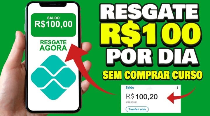 🤑Ferramenta NOVA Resgate hoje R$ 100,00 usando o celular (Como Ganhar Dinheiro na Internet)