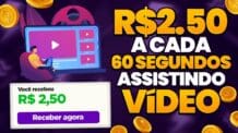 GANHE R$2.50 a CADA 60 SEGUNDOS ASSISTINDO VÍDEO 🤑[PAGA no PAYPAL] Como ganhar dinheiro na internet