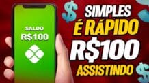 🤑GANHE FÁCIL até R$100 em DINHEIRO ASSISTINDO VÍDEOS📽 nesse APLICATIVO Ganhe dinheiro na internet