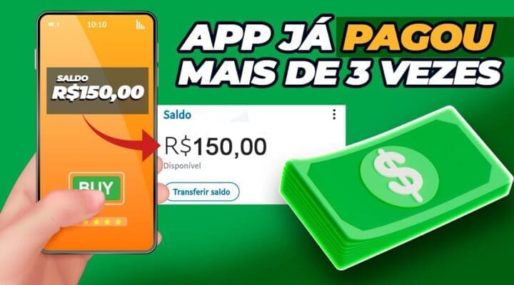 [JÁ PAGOU MAIS DE 3 VEZES] Aplicativo Pagando $18,85 NO AUTOMÁTICO | CADASTROU JOGOU e SACOU