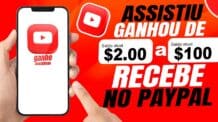 🔴CORRE! APLICATIVO da $2.00 a $100 ASSISTINDO VÍDEOS e RECEBA NO PAYPAL Ganhe dinheiro na internet
