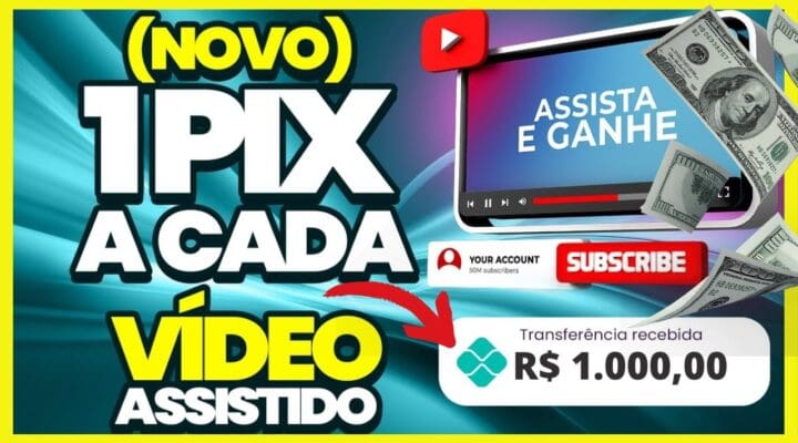 (INCRÍVEL) 1 PIX A CADA VÍDEO ASSISTIDO e CLICANDO Ganhar dinheiro na internet 2023 [APROVEITA]