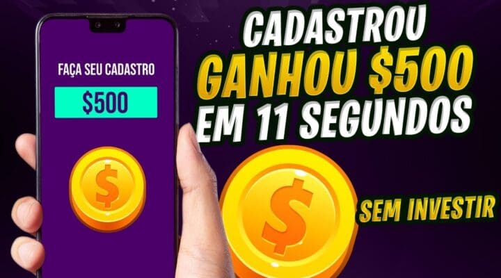 Ganhe $500 GRÁTIS SEM INVESTIR em 11 Segundos (ROCKEFELLER) Como Ganhar Dinheiro na Internet