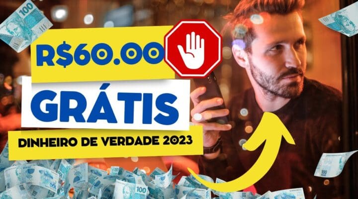 R$60,00 GRÁTIS HOJE Jogos que PAGAM dinheiro de verdade em 2023 Ganhar dinheiro na internet