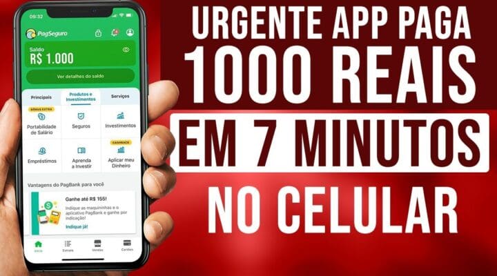 🔴[URGENTE] APP PAGA 1000 em 7 Minutos [NO SEU CELULAR] Como Ganhar Dinheiro na Internet