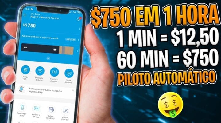 Ganhe $750 usando esse aplicativo grátis 🛑(Acabando as Vagas) Como ganhar dinheiro na internet