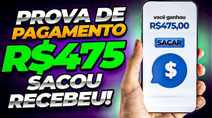 PROVA DE PAGAMENTO R$475🤑 Aplicativo que PAGA DINHEIRO de VERDADE Ganhe dinheiro assistindo