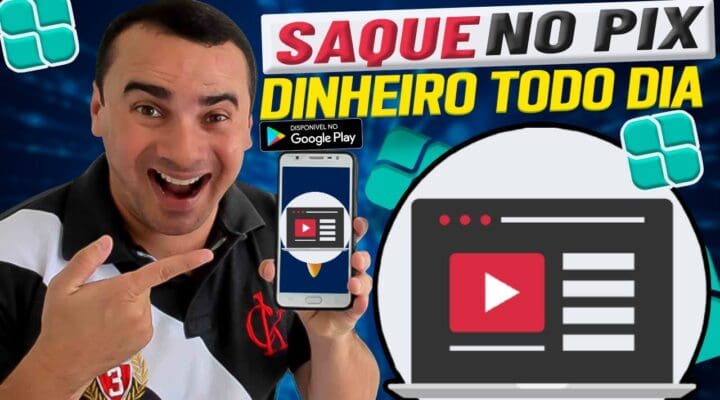 IMPERDÍVEL instale AGORA esse APP de GANHA DINHEIRO de VERDADE Assistindo Vídeos e SAQUE em MINUTOS