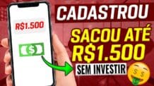 [CADASTROU GANHOU R$50] RECEBA até R$1.500,00 Grátis no seu PIX Como Ganhar Dinheiro na internet