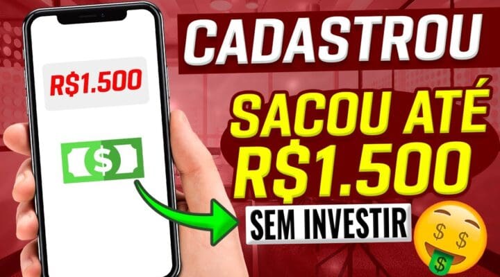 [CADASTROU GANHOU R$50] RECEBA até R$1.500,00 Grátis no seu PIX Como Ganhar Dinheiro na internet