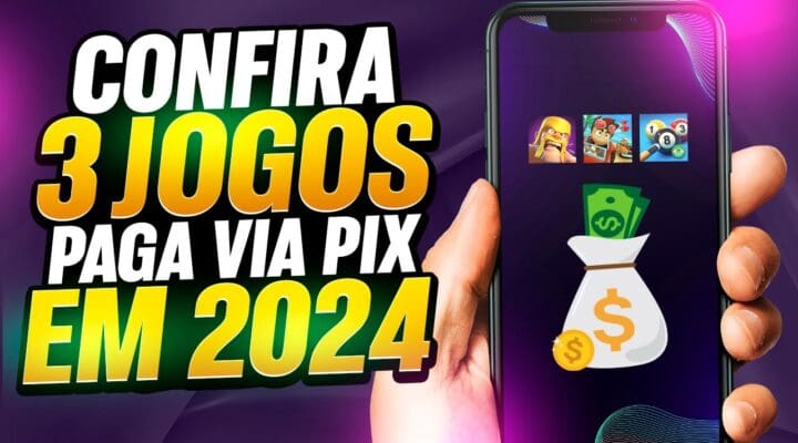 Ganhe Dinheiro Real: 3 Jogos Pagando via PIX em 2024!